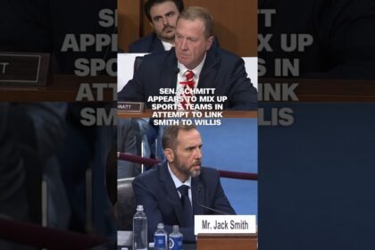 Sen. Schmitt appears to mix up sports teams in attempt to link Smith to Willis