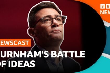 UK Prime Minister Andy Burnham sets out his big ideas in Labour conference speech | BBC Newscast