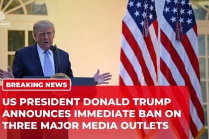 Trump bans CNN, MSNBC and Politico from White House over reporting