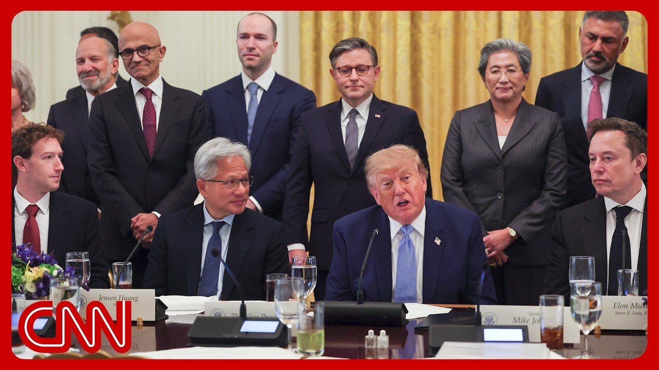 Trump & AI execs sign 'morally binding' commitment after summit