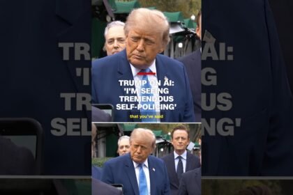 Trump on AI: ‘I’m seeing tremendous self-policing’