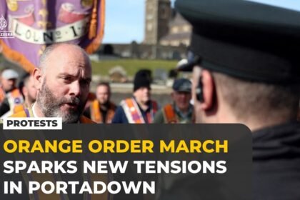 Orange Order march revives tensions in Northern Ireland’s Portadown