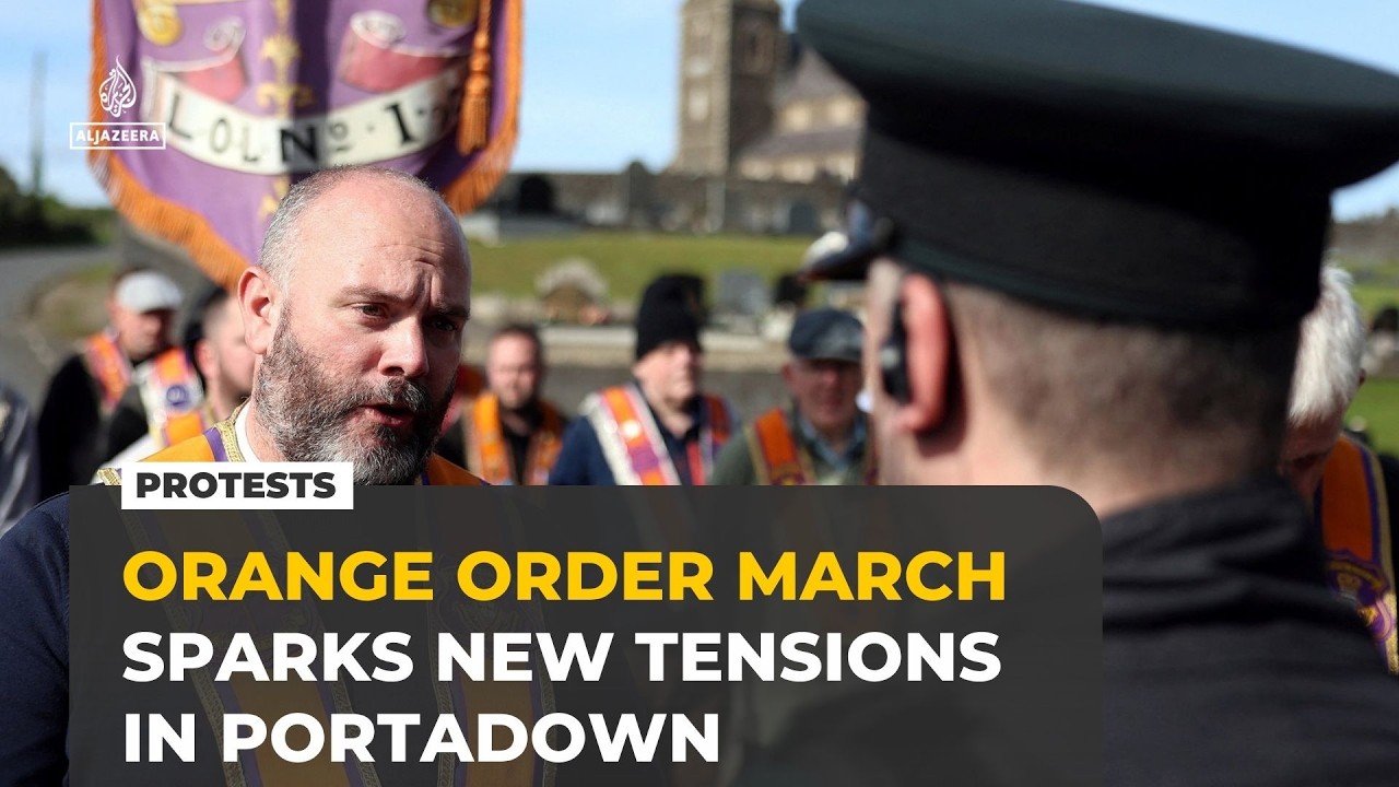 Orange Order march revives tensions in Northern Ireland’s Portadown