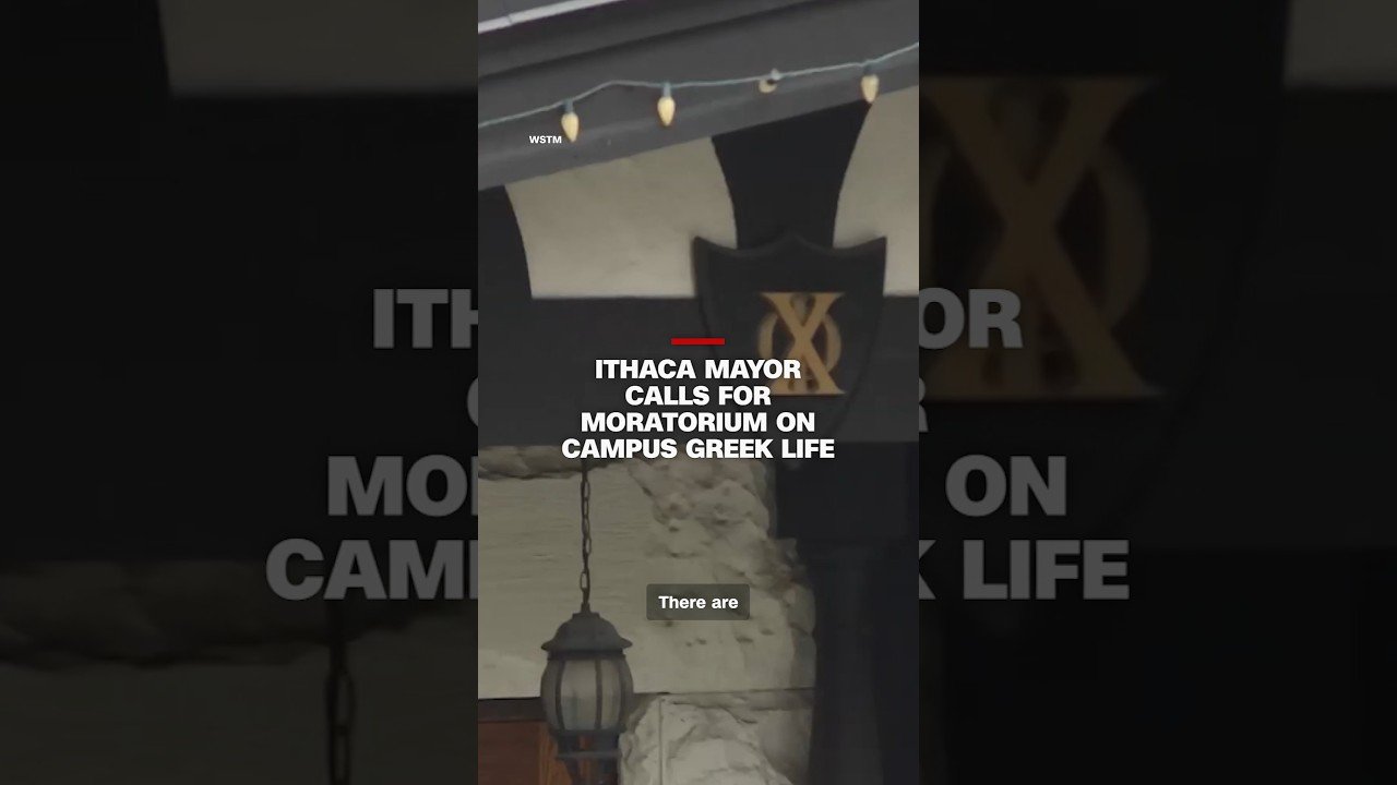Ithaca mayor calls for moratorium campus Greek life