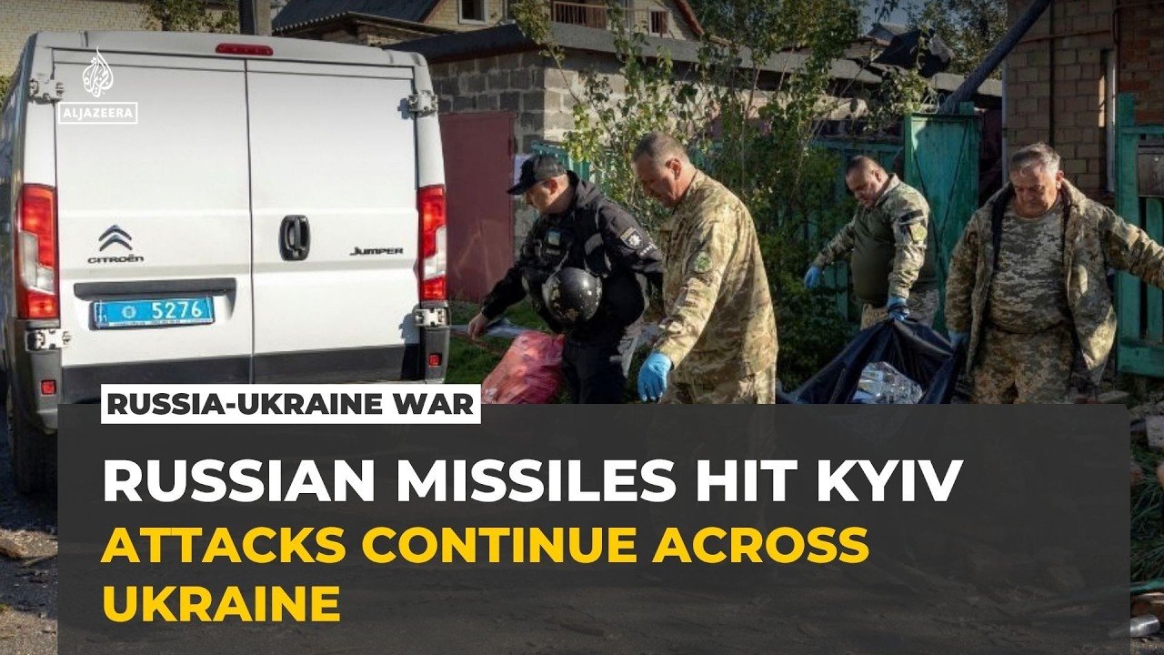 Russian missile strikes hit Kyiv as Ukraine faces sustained attacks