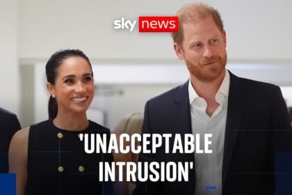 Harry and Meghan criticise 'extraordinarily reckless' paparazzi at children's school