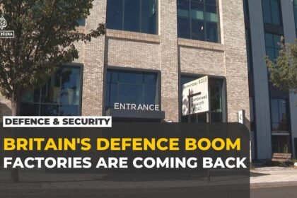 UK opens major new weapons factory as defence spending surges