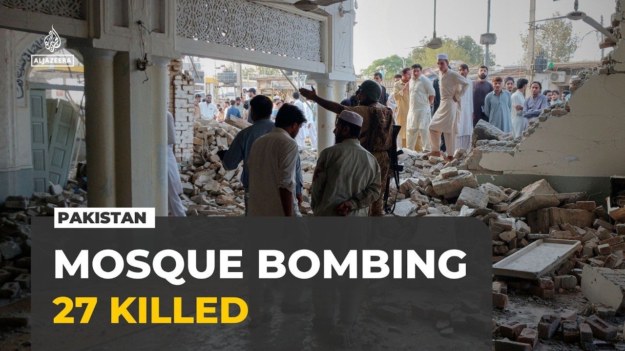 Pakistan mosque bombing leaves at least 27 dead and 75 wounded