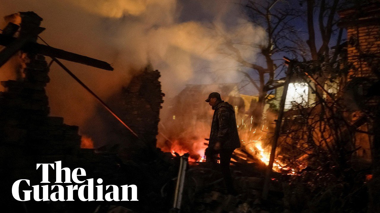 Lethal Russian strikes hit residential area in Kyiv