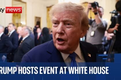 Trump speaks at Hispanic celebration event at White House