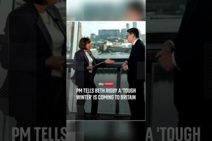 PM tells Beth Rigby a 'tough winter' is coming to Britain