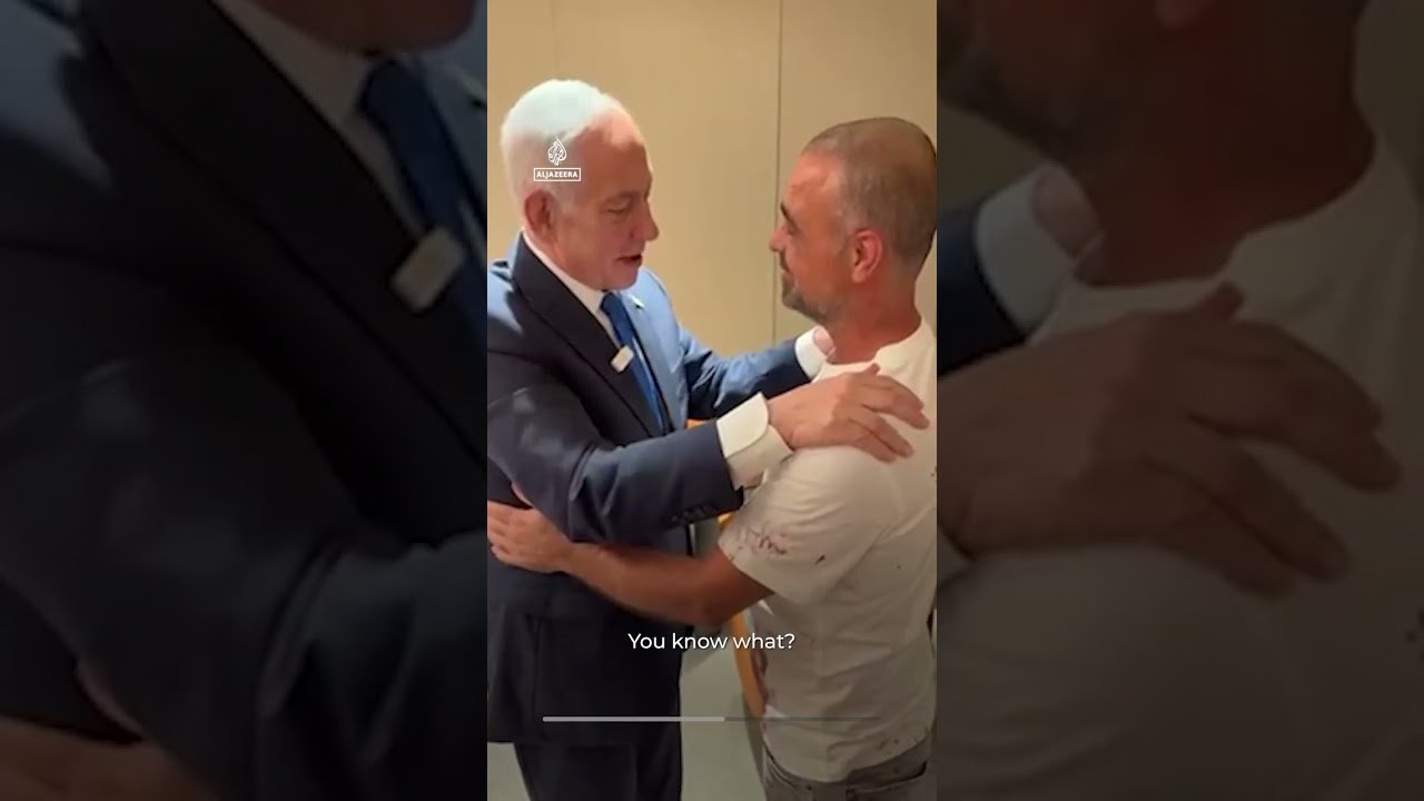 Netanyahu meets Flydubai passenger who helped subdue pilot in stabbing attack