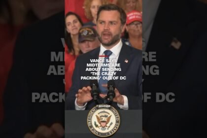 Vance says midterms are about sending 'the crazy packing' out of DC
