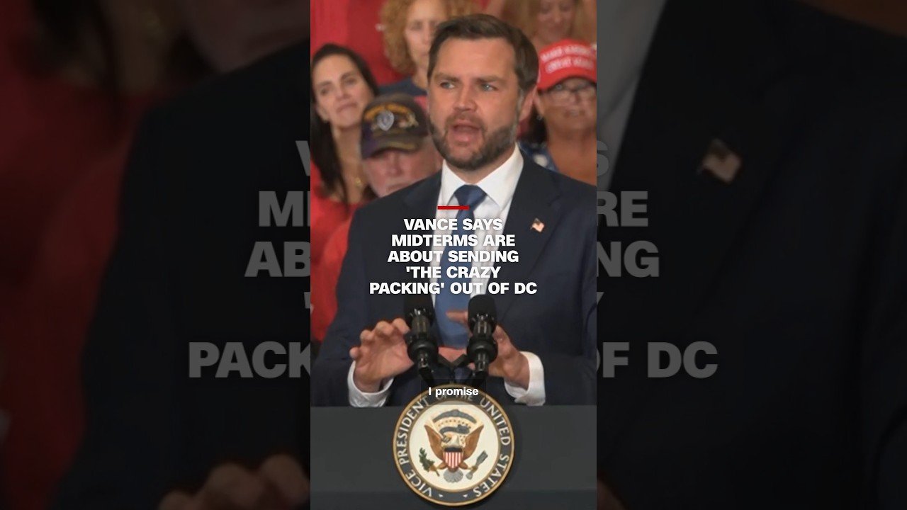 Vance says midterms are about sending 'the crazy packing' out of DC