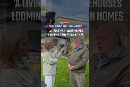 'A living hell': Warehouses looming over Wigan homes | The UK Tonight with Sarah-Jane Mee