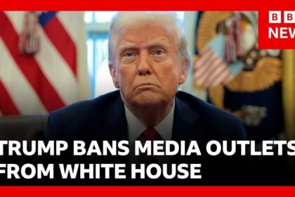 Trump bans CNN and Politico from White House for reporting "lies about administration" | BBC News
