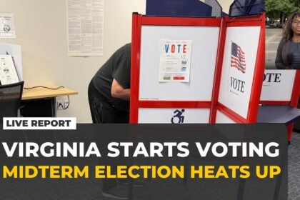 Virginia leads the US in early voting as the midterm election campaign heats up