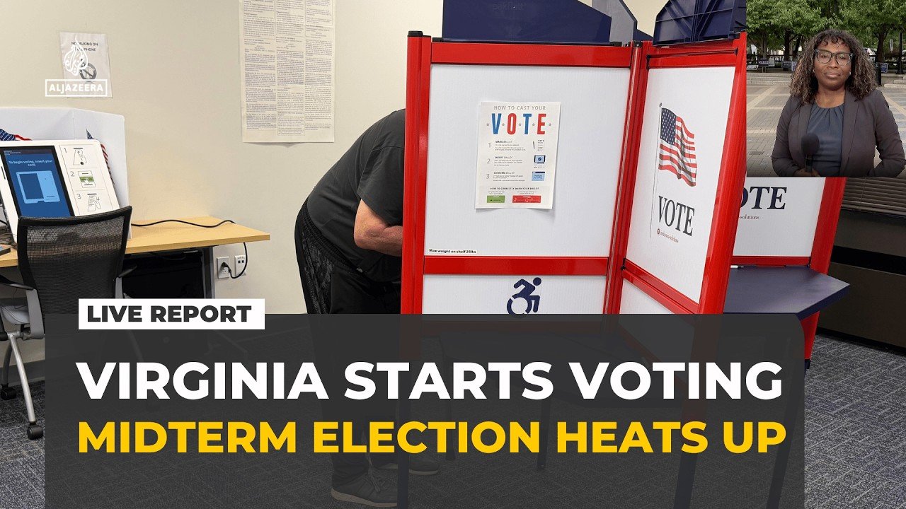 Virginia leads the US in early voting as the midterm election campaign heats up