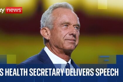 Robert F Kennedy Jr addresses health conference