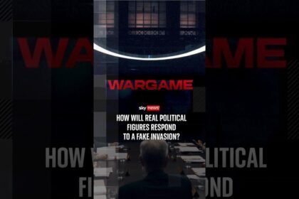 Wargame: How will real political figures respond to a fake invasion?