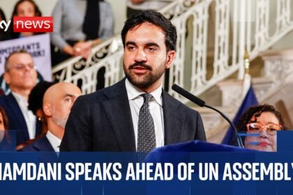 Zohran Mamdani speaks ahead of UN General Assembly