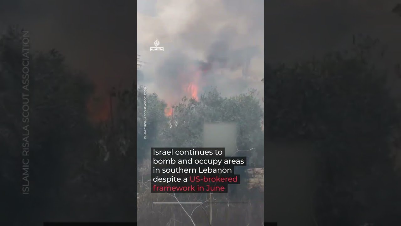 Israel targets paramedics in southern Lebanon | AJ #shorts