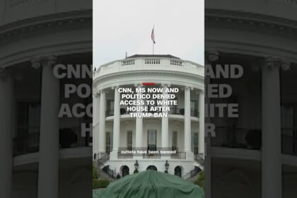 CNN, MS NOW and Politico denied access to White House after Trump ban