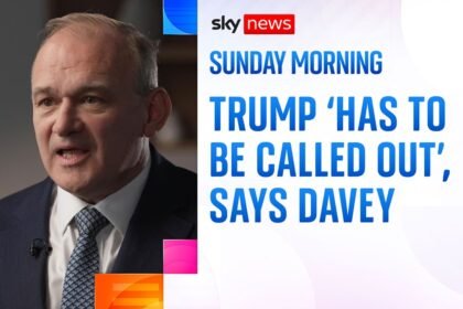 Davey tells Burnham to 'stand up' to Trump