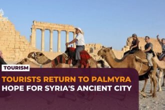 Tourists return to Palmyra as Syria seeks to revive tourism industry