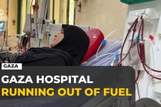 Fuel shortages threaten life-saving services at Gaza's Al-Aqsa Hospital