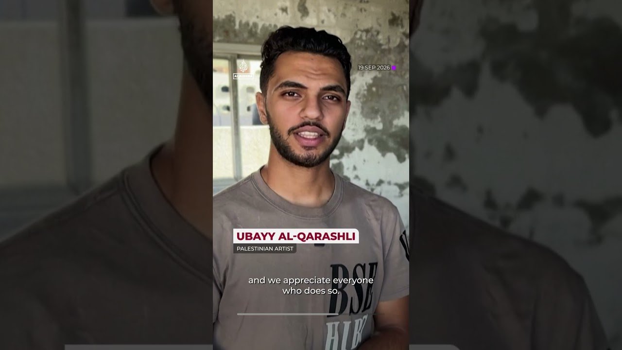 Gaza artists honour Macklemore for supporting Palestine | AJ #shorts