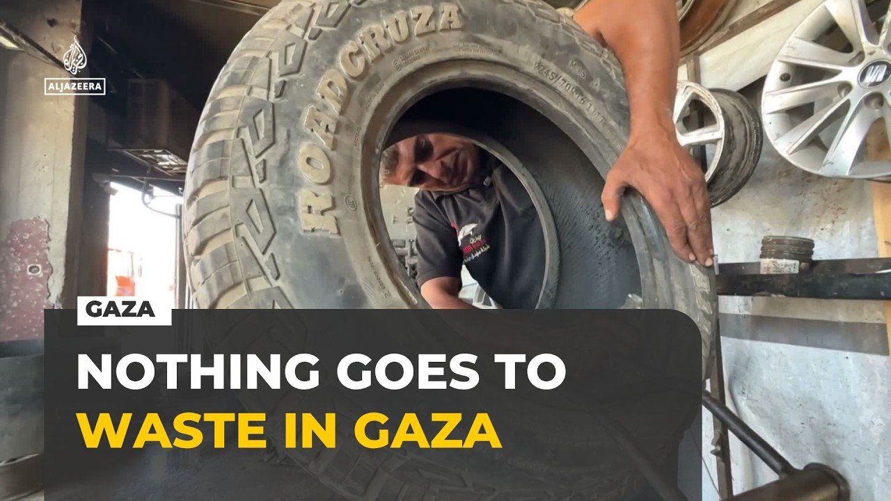Gaza Palestinians turn to recycling and repairs amid shortages and restrictions