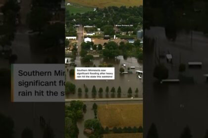 Heavy rain causes flooding in southern Minnesota
