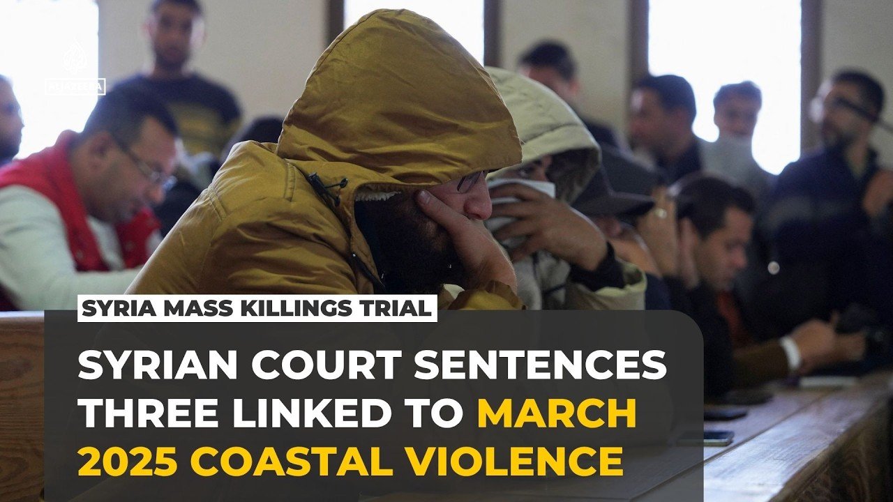 Syrian court sentences three linked to coastal mass killings