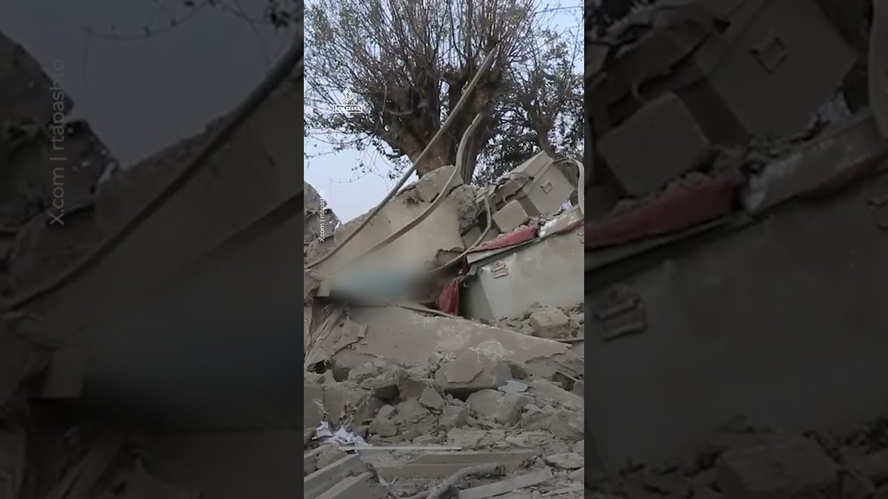 Pakistani air strikes hit Afghanistan | AJ #shorts