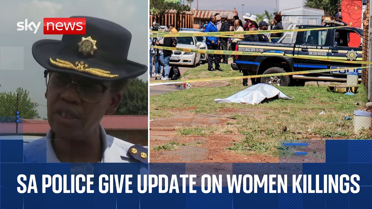 South African police give update on women killings