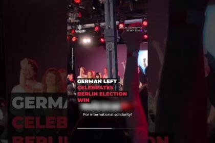 Germany’s Left Party celebrates Berlin election win | AJ #shorts