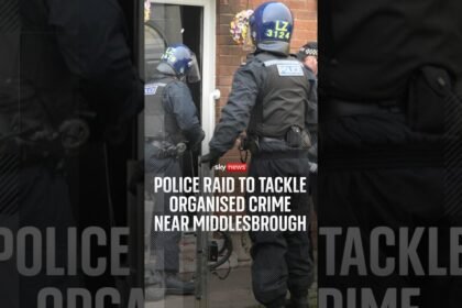 Police raid to tackle organised crime near Middlesbrough
