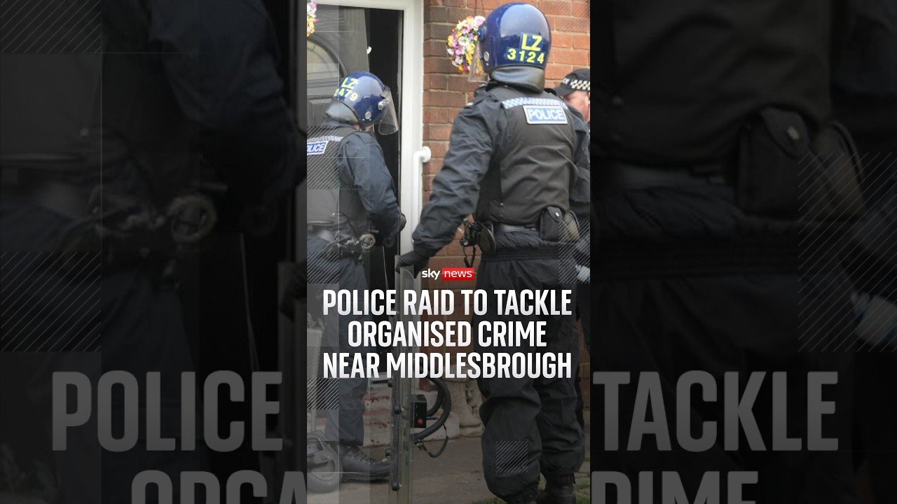 Police raid to tackle organised crime near Middlesbrough