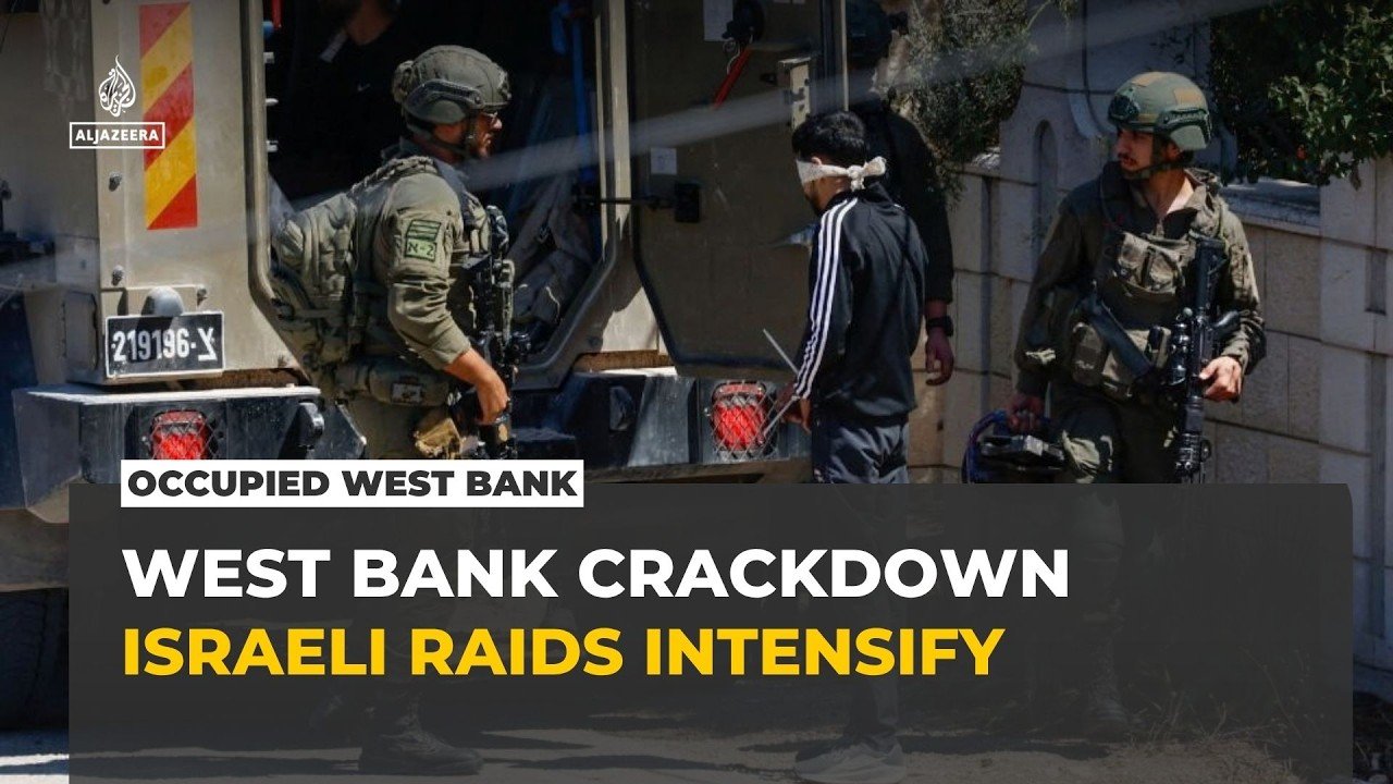 Israeli forces lay siege to West Bank town, detain at least 53 Palestinians
