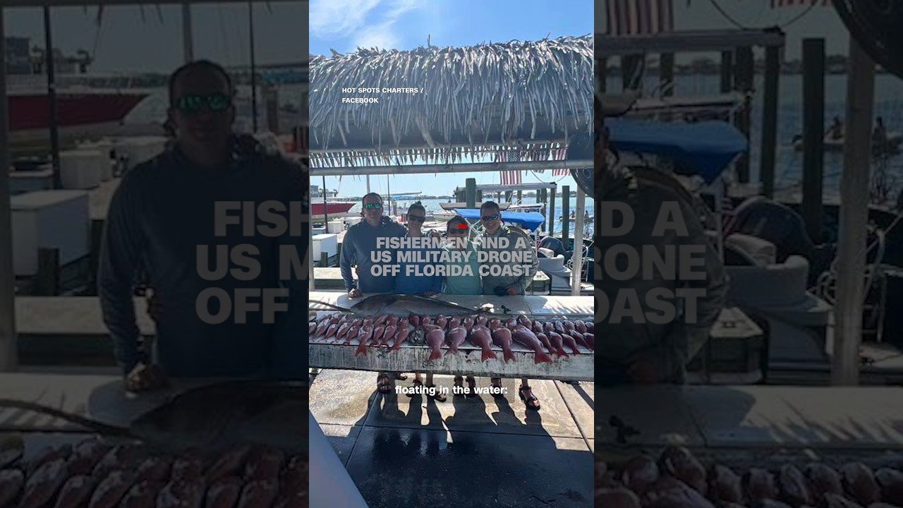 Fishermen find a US military drone off Florida coast