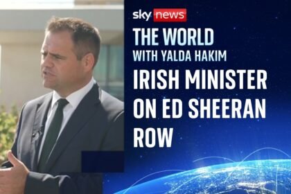 Irish minister on Sheeran row: 'Artists speak truth to power'