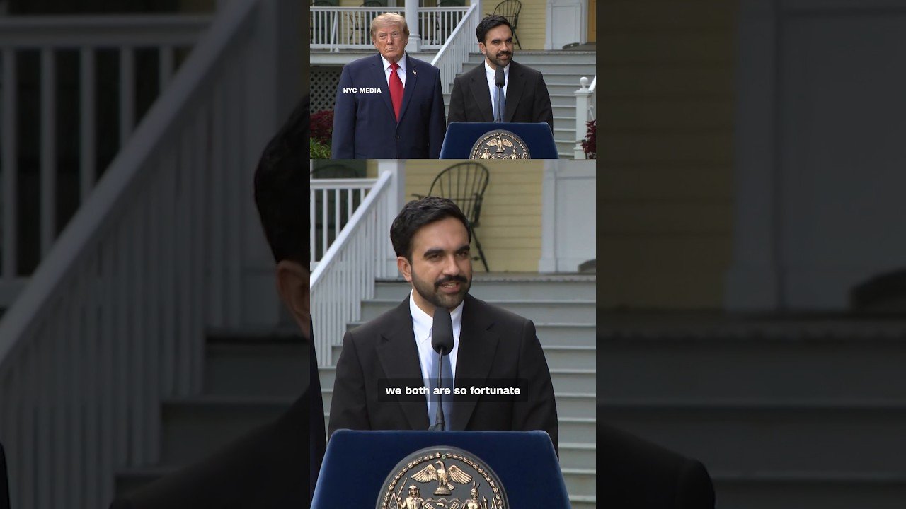 Watch Mamdani and Trump speak after their meeting at Gracie Mansion