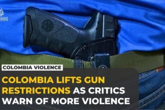 Colombia eases decade-old gun restrictions amid violence fears