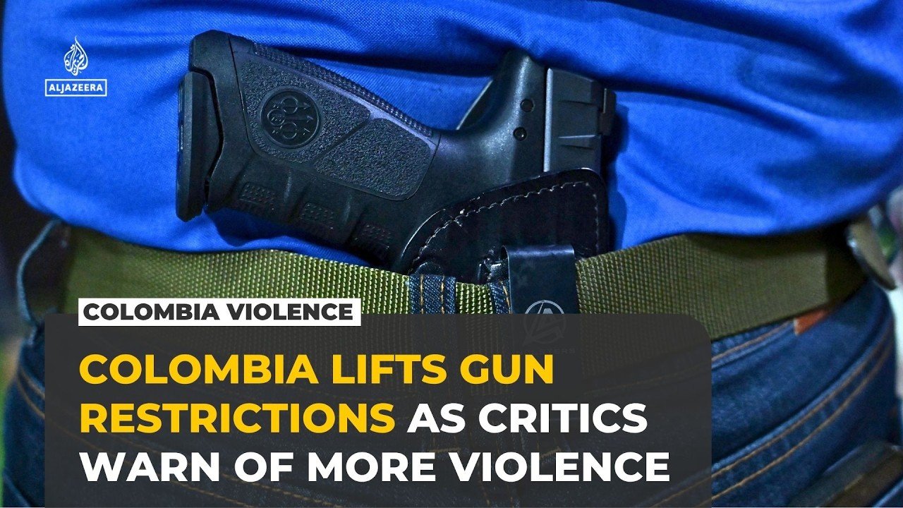 Colombia eases decade-old gun restrictions amid violence fears