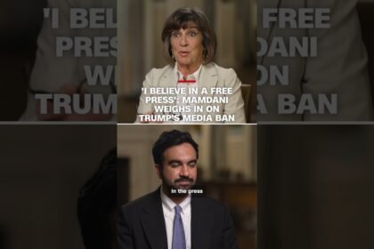 'I believe in a free press': Mamdani weighs in on Trump's media ban