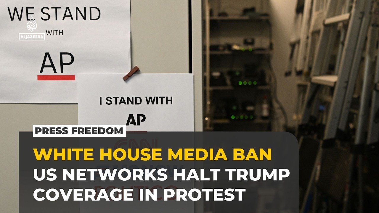 US TV networks boycott Trump over White House media ban