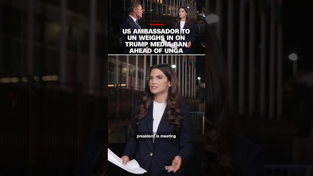 US ambassador to UN weighs in on Trump media ban ahead of UNGA