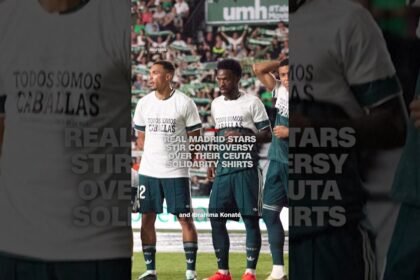 Real Madrid stars stir controversy over their Ceuta solidarity shirts
