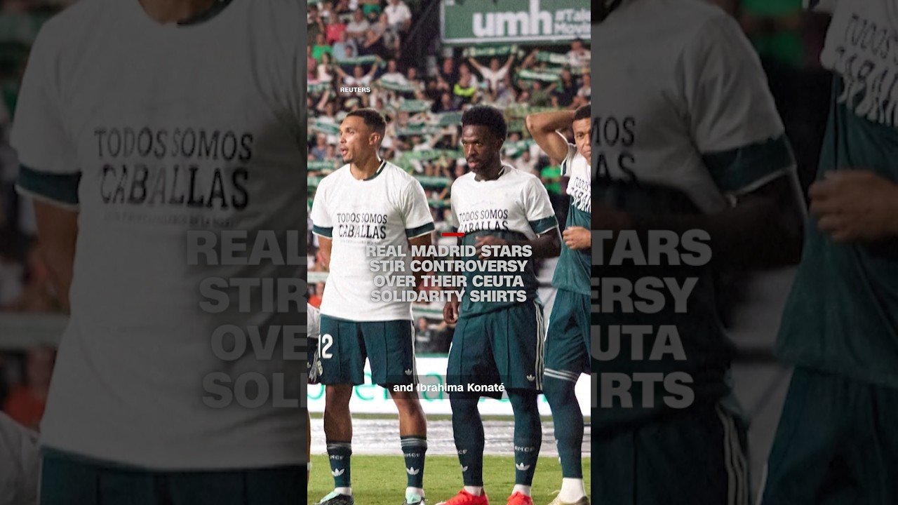 Real Madrid stars stir controversy over their Ceuta solidarity shirts